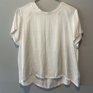 Nation silk white shirt size m